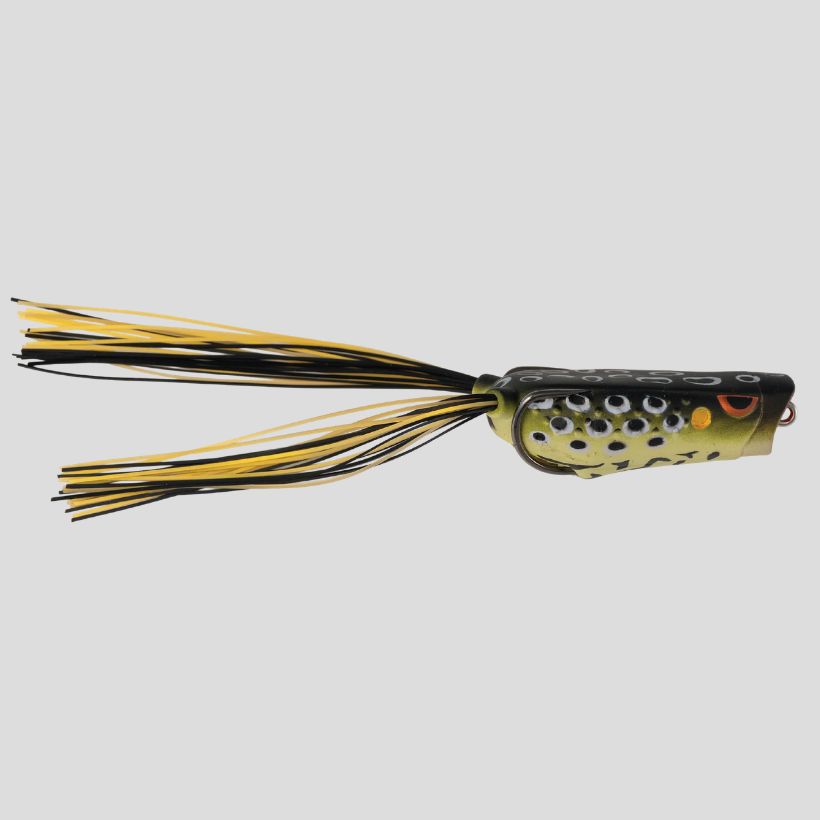 G-Ratt Baits Popping Frog 2.3" Topwater Bass Frog Lure - Natural Brown