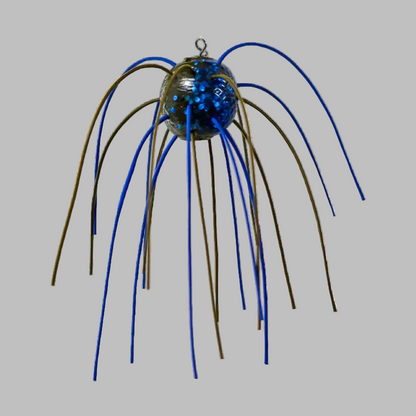 Bait Cave The Nebula dice-style finesse bait with living rubber strands