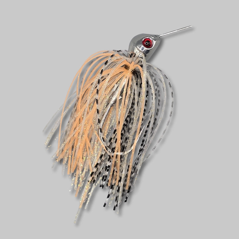 Brazalo 501 blade tandem spinnerbait with Indiana and Oklahoma blades