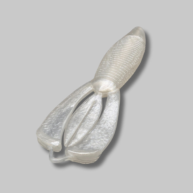 Burtek Tackle Crankin Bug 4-inch bass bait rigged on a Texas rig around cover