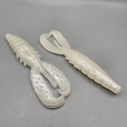 Black Label CP Craw 3.75 inch soft plastic craw trailer with twin swimming tails