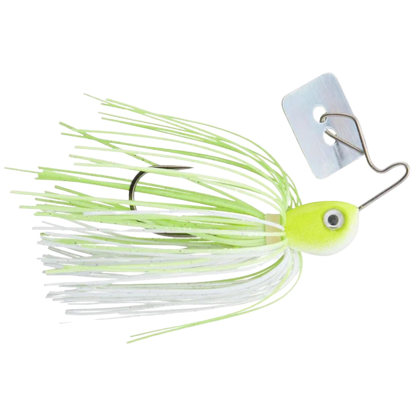 Pulse Fish Side Piece Bladed Jigs - Chartreuse and White