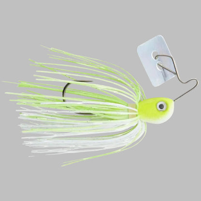 Pulse Fish Side Piece Bladed Jigs - Chartreuse and White