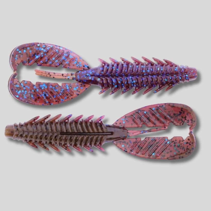 XZone Adrenaline Craw soft plastic crawfish bait available in 3.5 inch and 4.25 inch sizes for bass fishing rigs and trailers