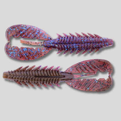 XZone Adrenaline Craw soft plastic crawfish bait available in 3.5 inch and 4.25 inch sizes for bass fishing rigs and trailers