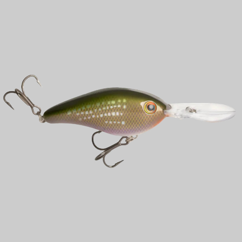 Strike King Pro Model Elite 6XD deep diving crankbait with premium hooks - River Shiner