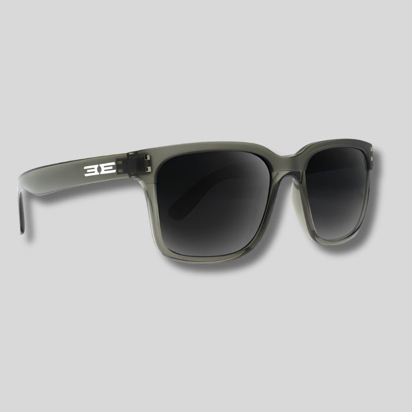 Romeo Rocky (matte to crystal gray/polarized smoke) - Epoch Eyewear