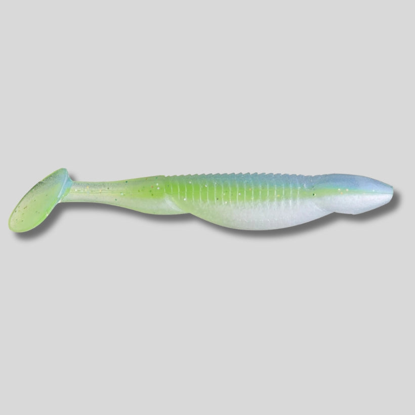 Reaction Innovations Little Dipper 3.5 inch finesse swimbait soft plastic fishing lure for bass fishing and jighead presentations