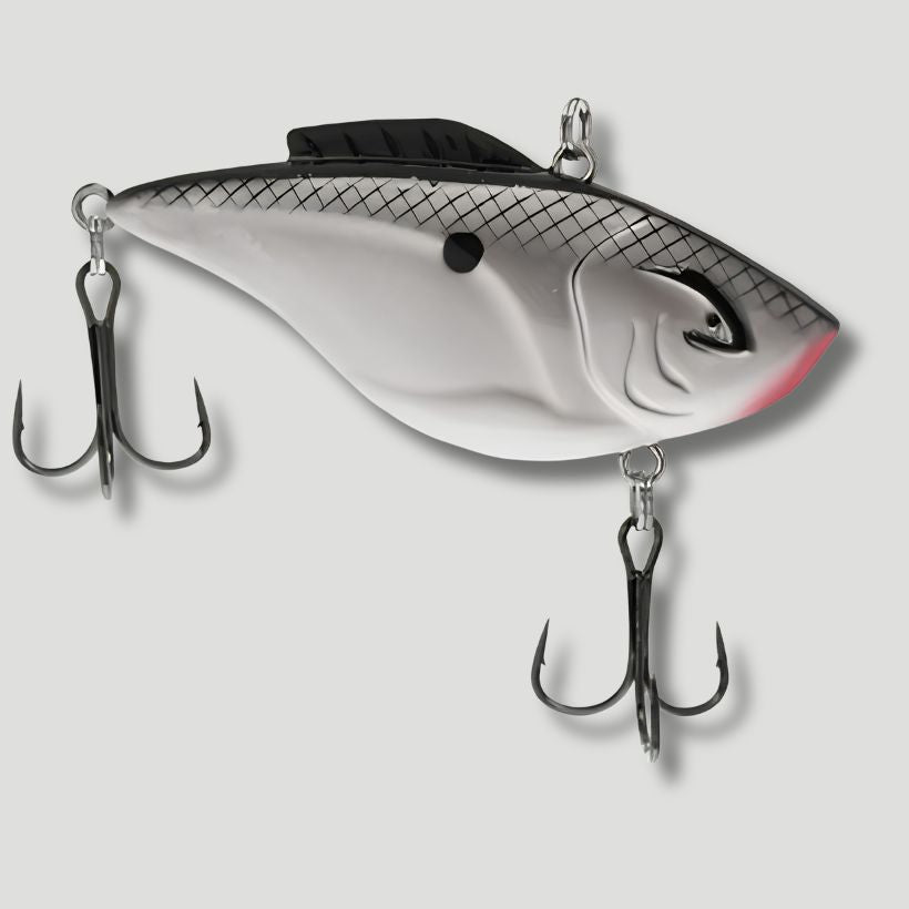 Silverado - Bill Lewis Hammer-Trap 3 inch 5/8 oz lipless crankbait with Tri-Tone sound chambers and Mustad Triple Grip hooks for bass fishing