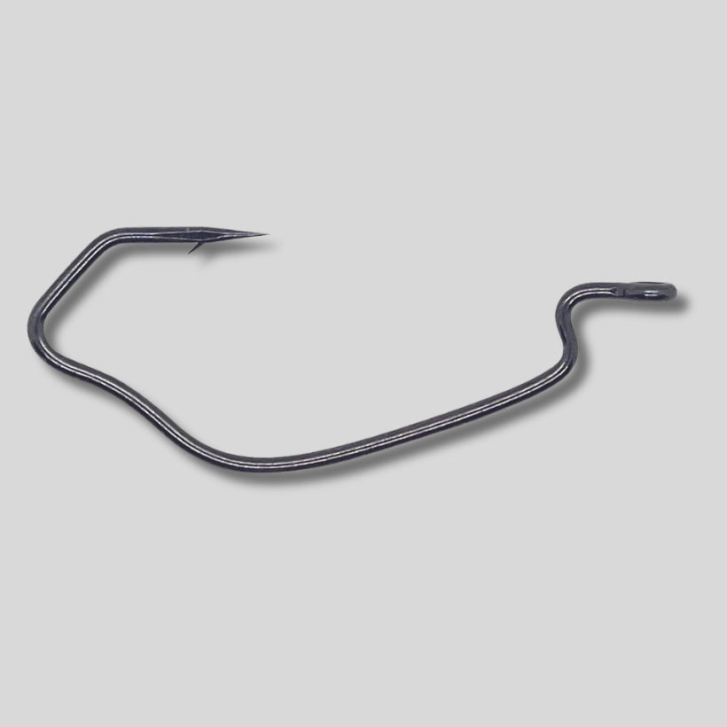 Spearpoint EWG Heavy Gauge Worm Hooks 6 Pack with VGrip Technology for Texas rigs and heavy cover bass fishing