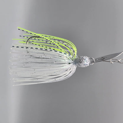 James Niggemeyer Brazalo Strutter JR Bladed Jig with hand-selected colors and compact profile for bass fishing - Spot Remover