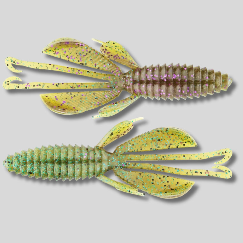 Reaction Innovations Kinky Beaver 5 inch soft plastic creature bait for flipping pitching and heavy cover bass fishing