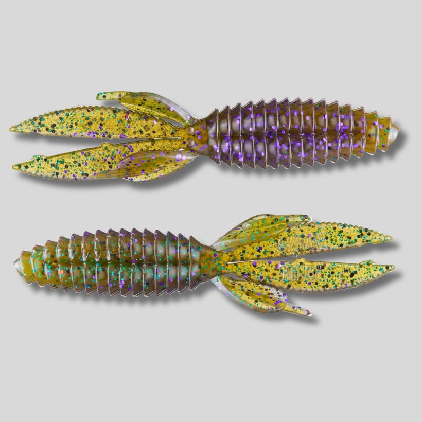 Reaction Innovations Sweet Beaver 4.2 inch soft plastic creature bait for flipping pitching and heavy cover bass fishing