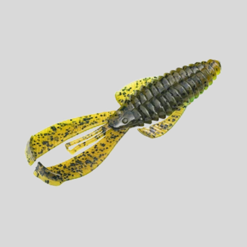 Strike King Rage Bug 4 inch creature bait soft plastic bass fishing lure designed for flipping and pitching heavy cover