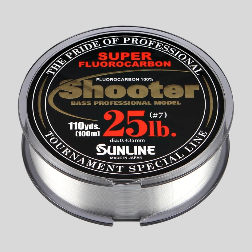Sunline Shooter Fluorocarbon Fishing Line for finesse and power fishing applications