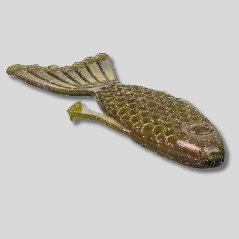 NetBait HexTek Bull Bream 4 inch bluegill imitation soft plastic bass fishing bait 6 pack