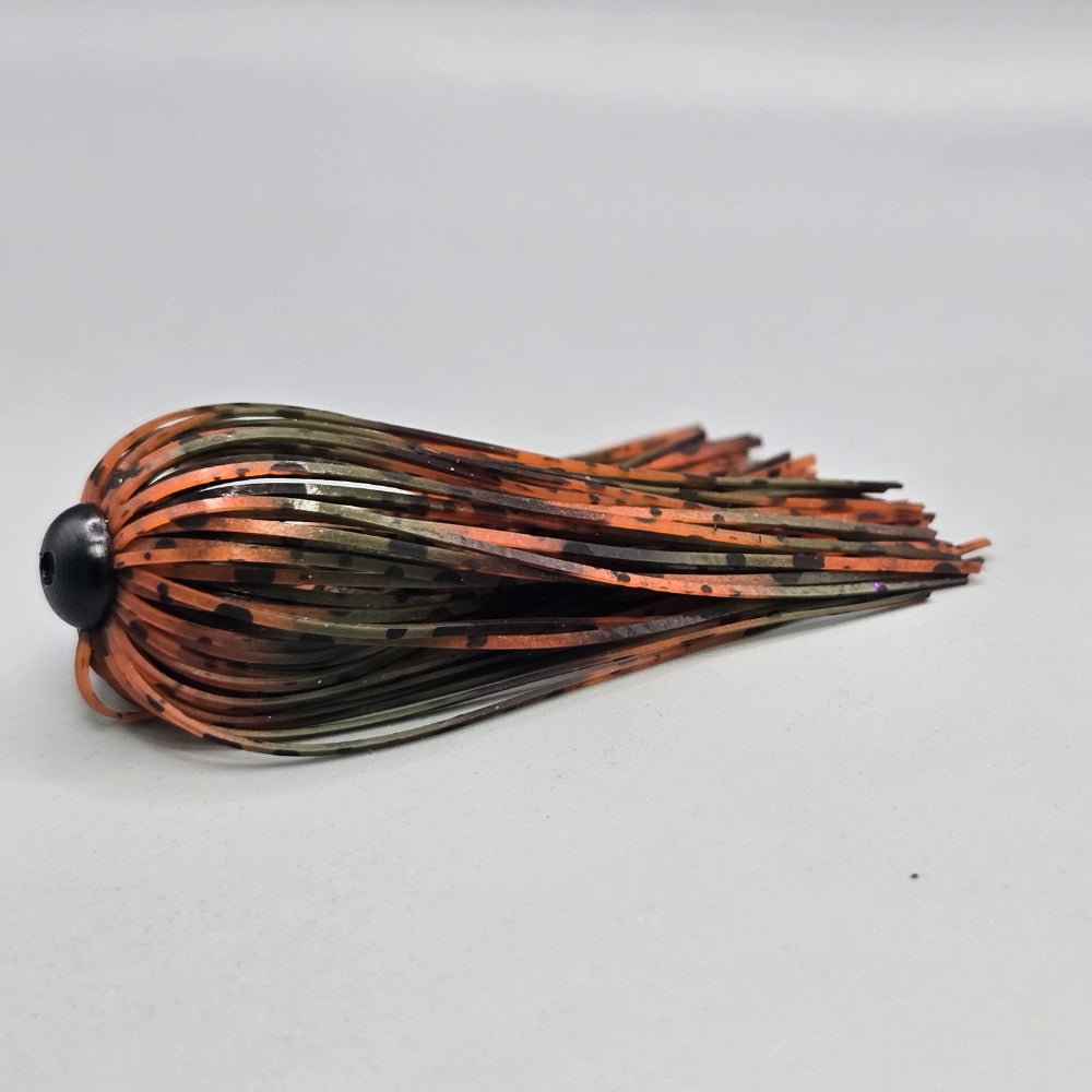 Brazalo Custom Lures 2 pack aluminum hub punch skirts for bass fishing heavy cover rigs