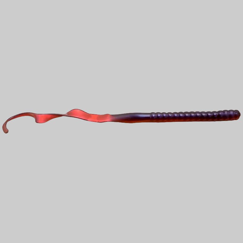 Zoom Ol Monster 10.5 inch ribbon tail worm soft plastic bass fishing bait - Tequila Sunrise