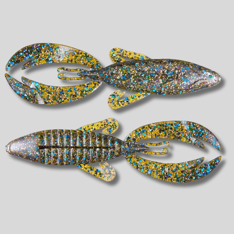 Big Bite Baits Fighting Frog 4 inch soft plastic frog bait for flipping pitching and heavy cover bass fishing