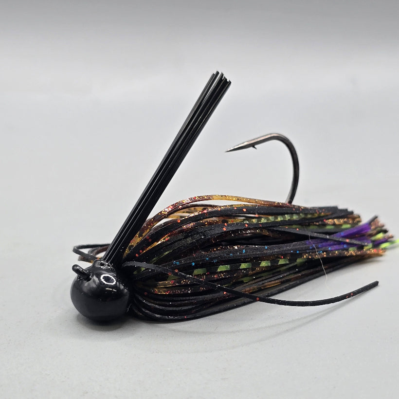 Brazalo Custom Lures Tungsten Football Jigs - Toxic