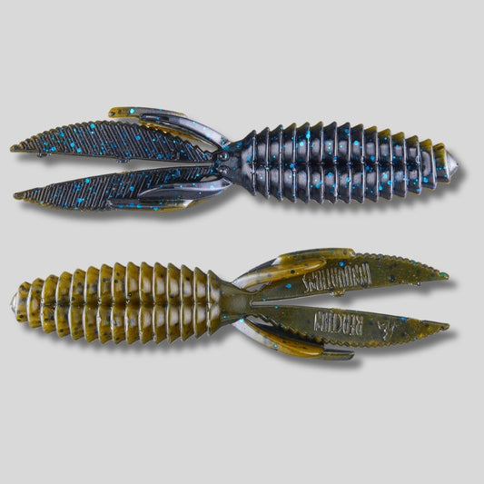 Reaction Innovations Sweet Beaver 4.2 inch soft plastic creature bait for flipping pitching and heavy cover bass fishing