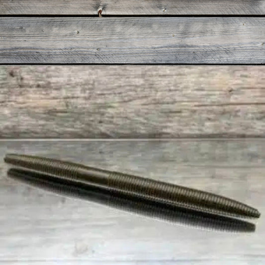 Salt-Infused Soft Plastic Worm with Bass Candy Scent 