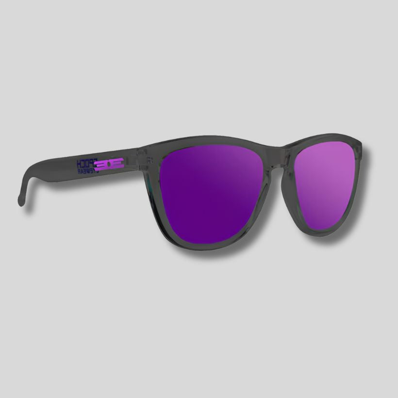 Vibe Abyss (crystal gray/polarized purple mirror) - Epoch Eyewear