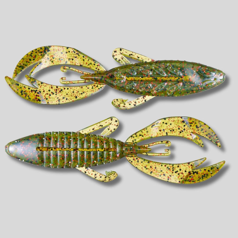 Big Bite Baits Fighting Frog 4 inch soft plastic frog bait for flipping pitching and heavy cover bass fishing