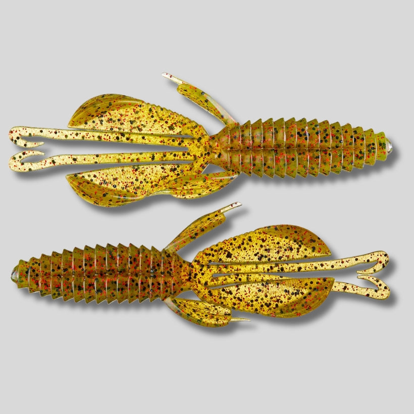Reaction Innovations Kinky Beaver 5 inch soft plastic creature bait for flipping pitching and heavy cover bass fishing
