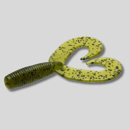 Zoom Fat Albert Twin Tail Grub 10 pack soft plastic bass fishing trailer bait with dual curly tail action for jigs and spinnerbaits