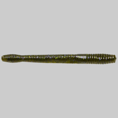 Zoom Magnum Finesse Worm 5 inch soft plastic bass fishing worm - Watermelon Candy