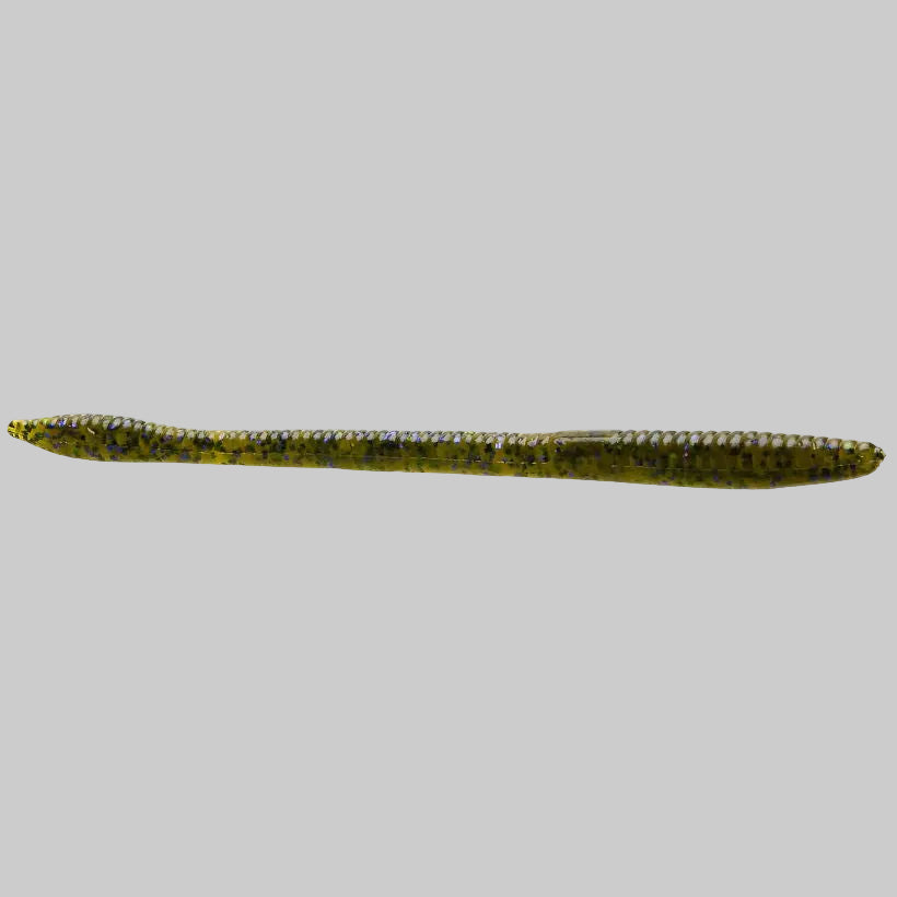 Zoom Trick Worm 6.5 inch floating finesse worm for bass fishing - Watermelon Candy