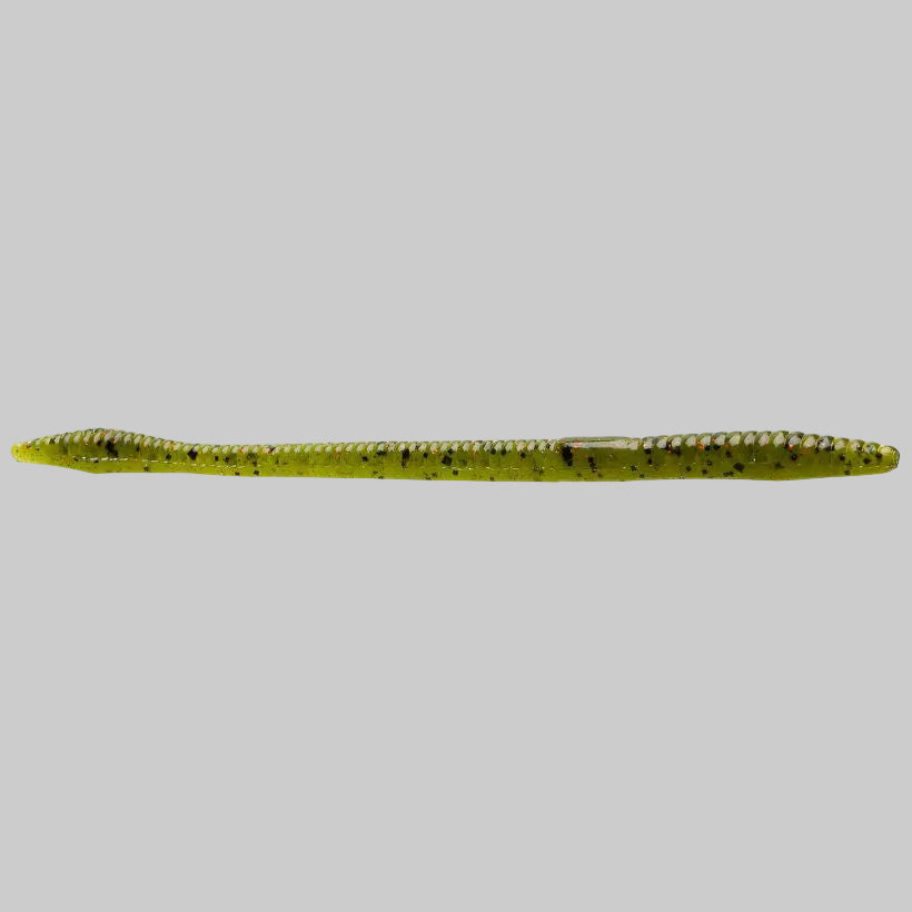 Zoom Trick Worm 6.5 inch floating finesse worm for bass fishing - Watermelon Red