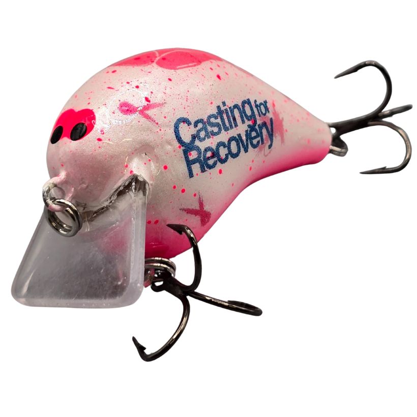 Wrighteous Tackle 1.5 Balsa Square bill (1 of 2) - Casting for Recovery - Pink