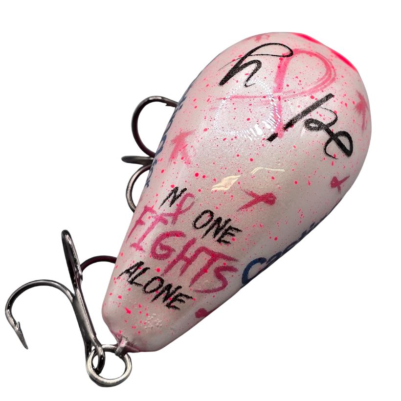 Wrighteous Tackle Balsa 2.0 crankbait - Casting for Recovery - Pink