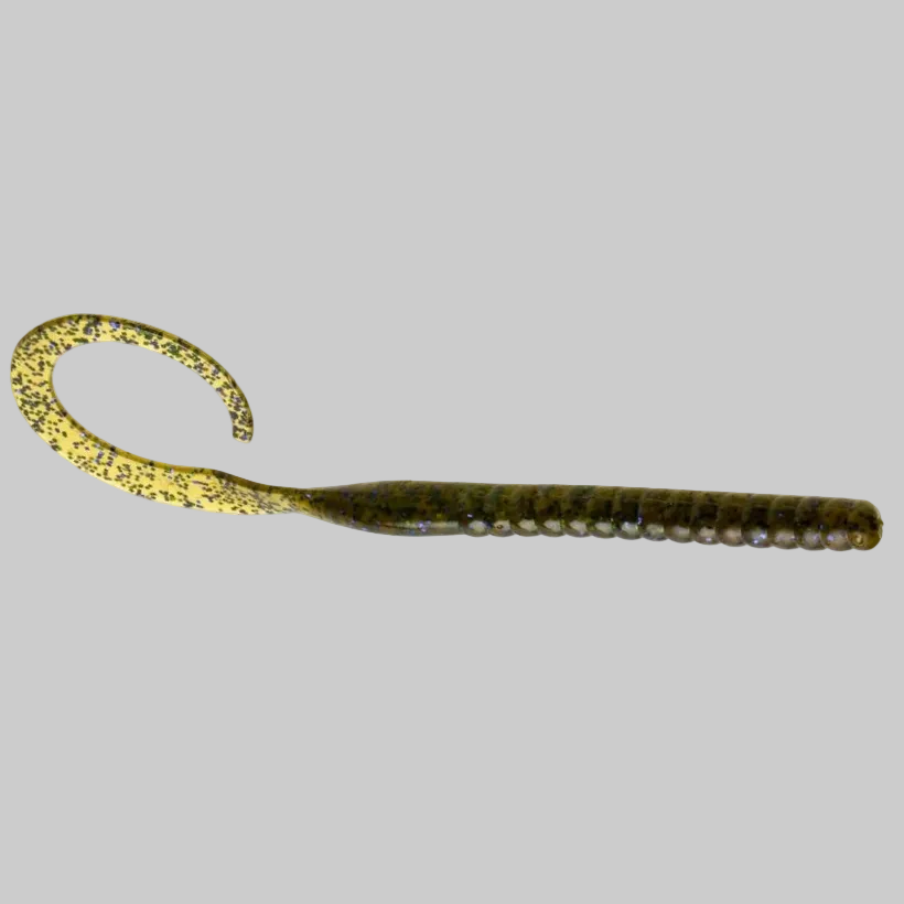 Zoom Ol Monster 10.5 inch ribbon tail worm soft plastic bass fishing bait - Watermelon Candy