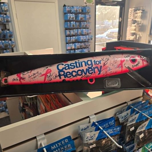 24-inch custom-painted Rapala lure with signatures for Casting for Recovery charity bundle