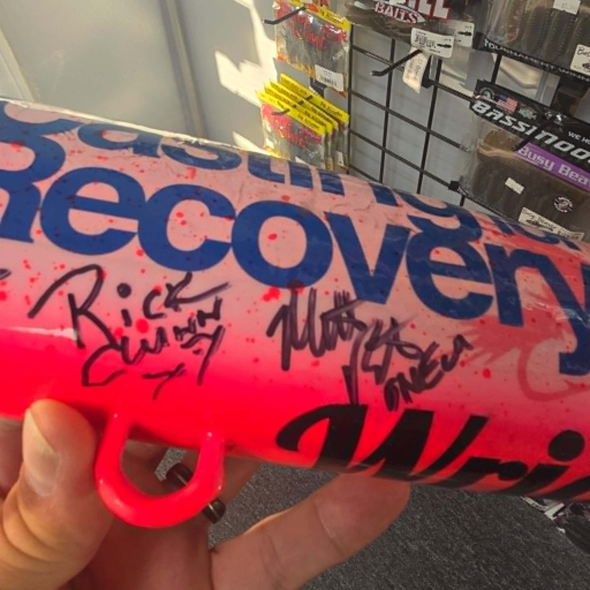 24-inch custom-painted Rapala lure with signatures for Casting for Recovery charity bundle