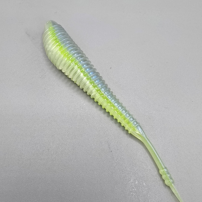 Hog Farmer Spunk Shad soft plastic swimbait used as a finesse trailer