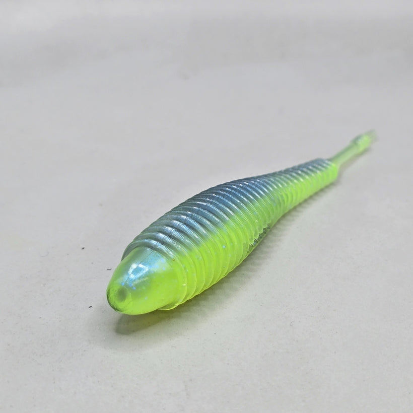 Hog Farmer Spunk Shad soft plastic swimbait used as a finesse trailer