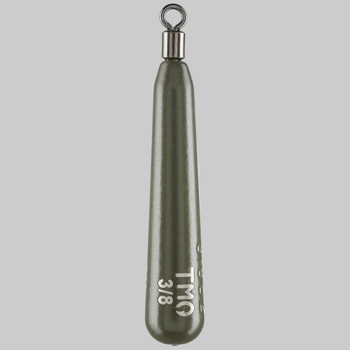 TMO Tungsten Free Rig Weight 97% pure tungsten bass fishing weight for Free Rig presentations through heavy cover