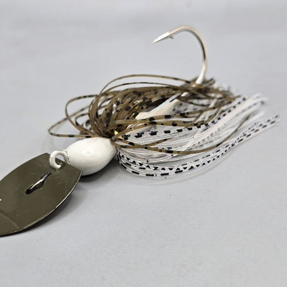 Brazalo Strutter 2.0 bladed jig with direct connect blade and wire-tied skirt